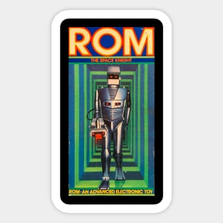 rom spaceknight toy box Sticker